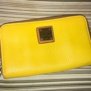 Authentic Dooney and Burke pebble leather wallet